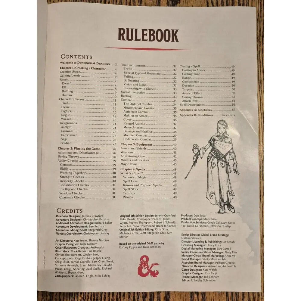 D&D Essentials Kit RULEBOOK 2019 Wizards of the Coast Dungeons and Dragons